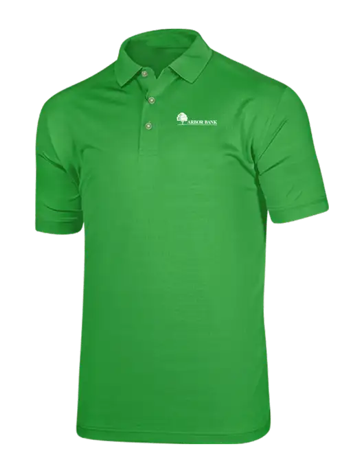 Callaway Vibrant Kelly Green Ventilated Polo w/Arbor Bank Logo