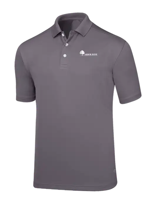 Callaway Core Medium Grey Performance Polo w/Arbor Bank Logo