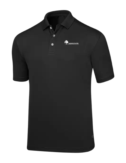 Callaway Core Black Performance Polo w/Arbor Bank Logo
