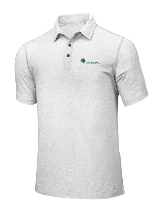 OGIO White ONYX Polo w/Arbor Bank Logo