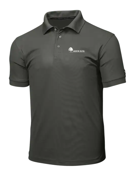 OGIO Medium Grey Caliber 2.0 Polo w/Arbor Bank Logo