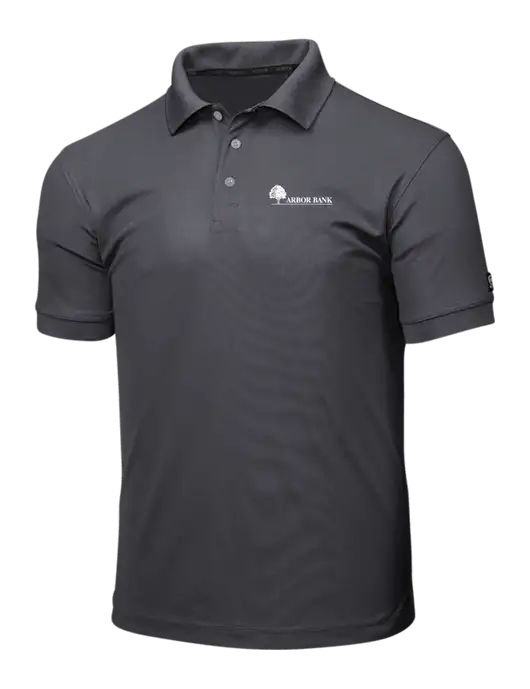 OGIO Charcoal Grey Caliber 2.0 Polo w/Arbor Bank Logo