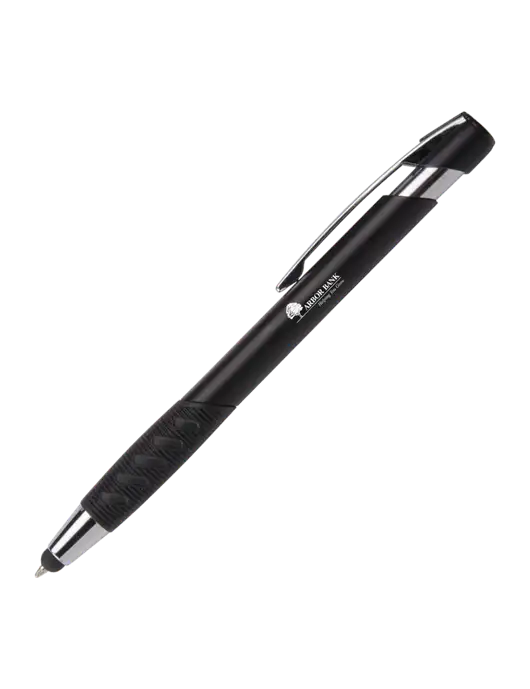 Alize Black Stylus Black Ink Pen w/Arbor Bank Logo
