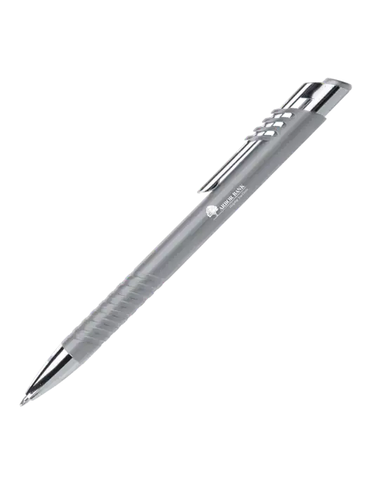 Schirhart Grey Pen - Black Ink w/Arbor Bank Logo