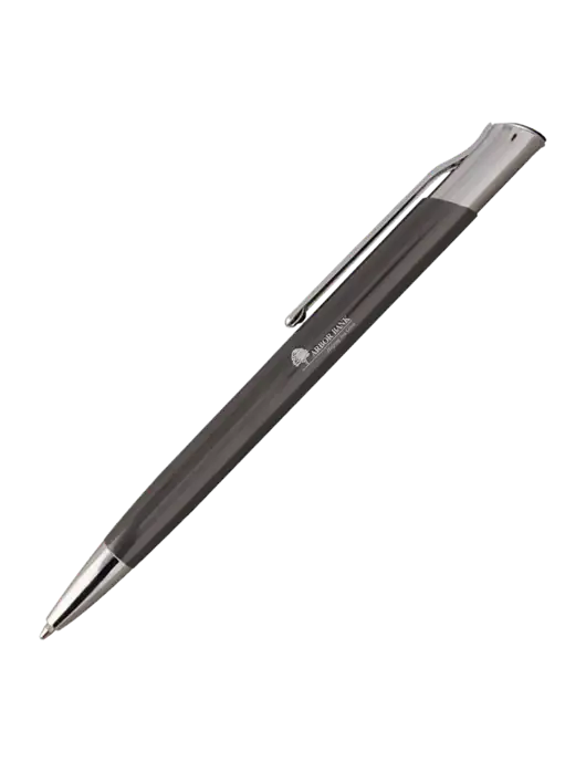 San Malo Gunmetal Pen - Black Ink w/Arbor Bank Logo