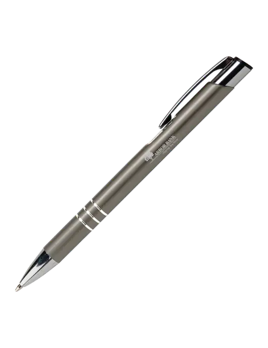 Laurent Gunmetal Pen - Black Ink w/Arbor Bank Logo
