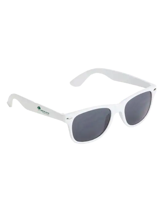 Daytona White Sunglasses w/Arbor Bank Logo