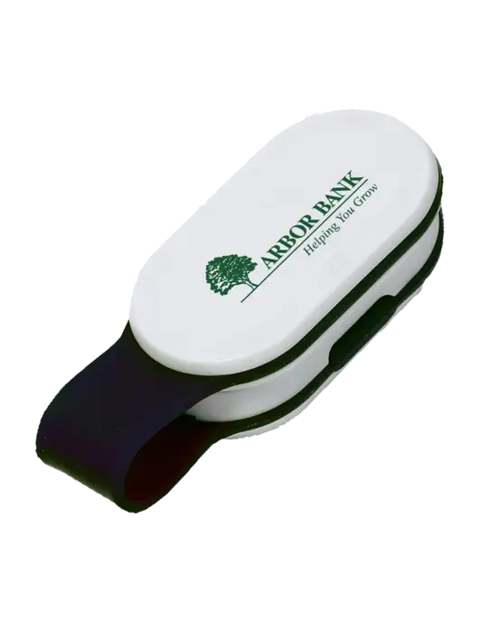 Magna Clip Black Personal Safety Light w/Arbor Bank Logo
