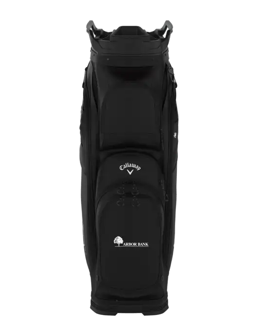 Callaway Org 14 Black Cart Golf Bag  w/Arbor Bank Logo