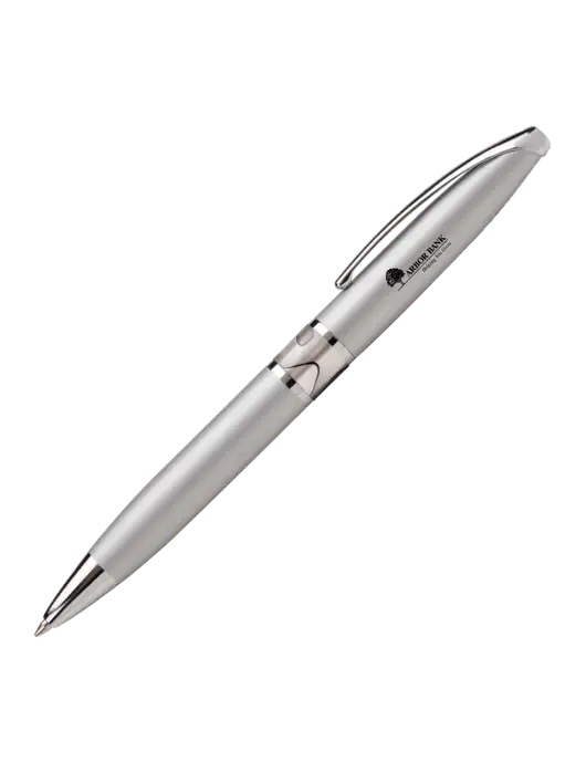 Illusion Silver Pen - Black Ink w/Arbor Bank Logo