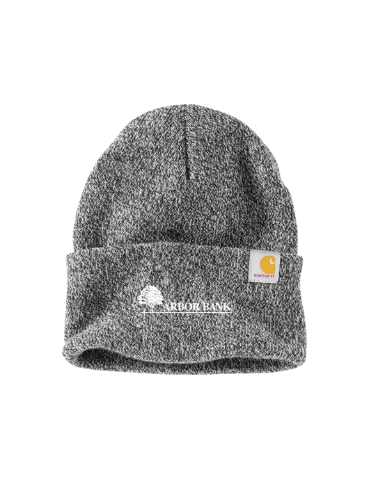 Carhartt Medium Grey Heather Watch Cap 2.0 w/Arbor Bank Logo