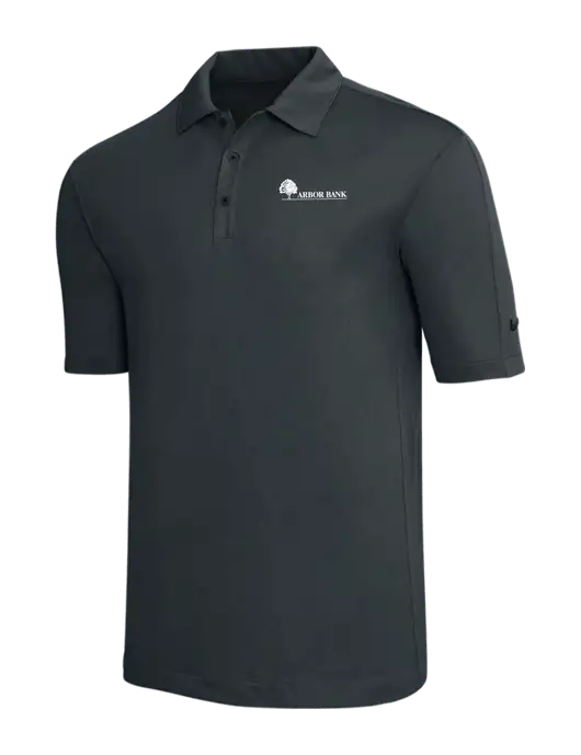 Nike Dark Grey Tech Sport Dri-FIT Polo w/Arbor Bank Logo