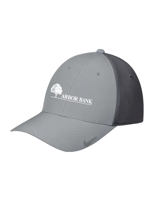 Nike Light Grey/Dark Grey Dri-FIT Legacy Cap w/Arbor Bank Logo