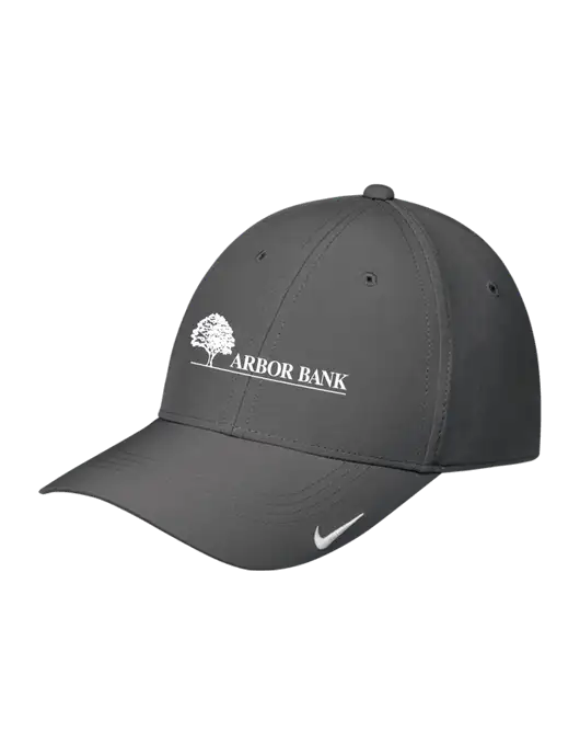 Nike Dark Grey Dri-FIT Legacy Cap w/Arbor Bank Logo