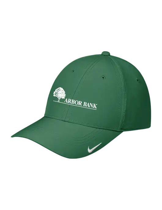 Nike Dark Green Dri-FIT Legacy Cap w/Arbor Bank Logo