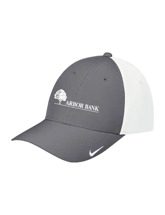 Nike Dark Grey/White Dri-FIT Legacy Cap w/Arbor Bank Logo