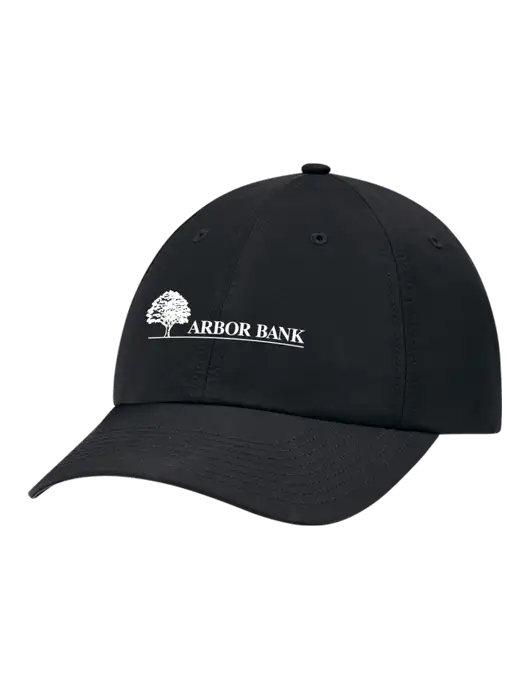 Richardson Relaxed Performance Lite Black Cap w/Arbor Bank Logo