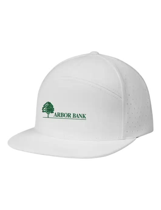 Richardson White Cannon Cap w/Arbor Bank Logo