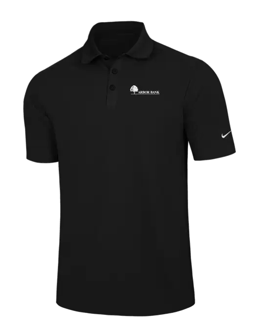 Nike Black Dri-FIT Classic Polo w/Arbor Bank Logo