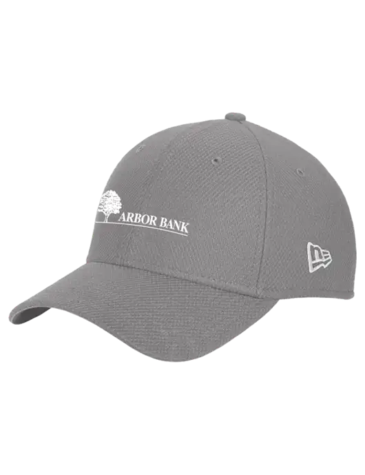 New Era Diamond Era Medium Grey Stretch Cap w/Arbor Bank Logo