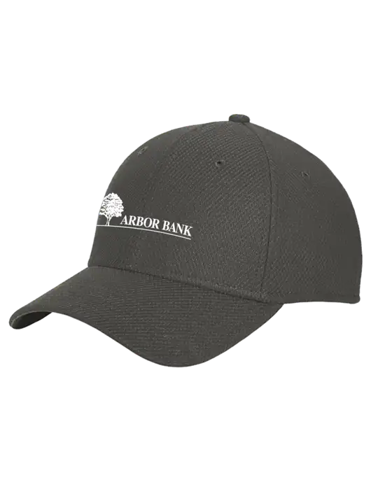 New Era Diamond Era Very Dark Grey Stretch Cap w/Arbor Bank Logo