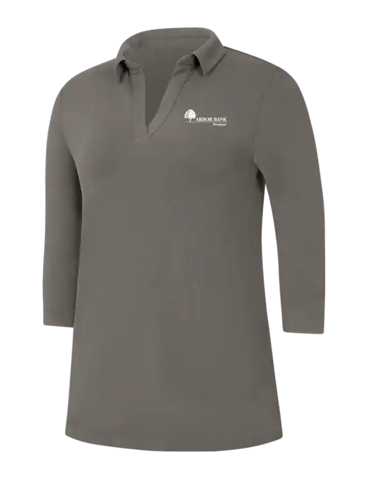 Womens Dark Grey Luxe Knit Tunic w/Arbor Bank Mortgage Logo
